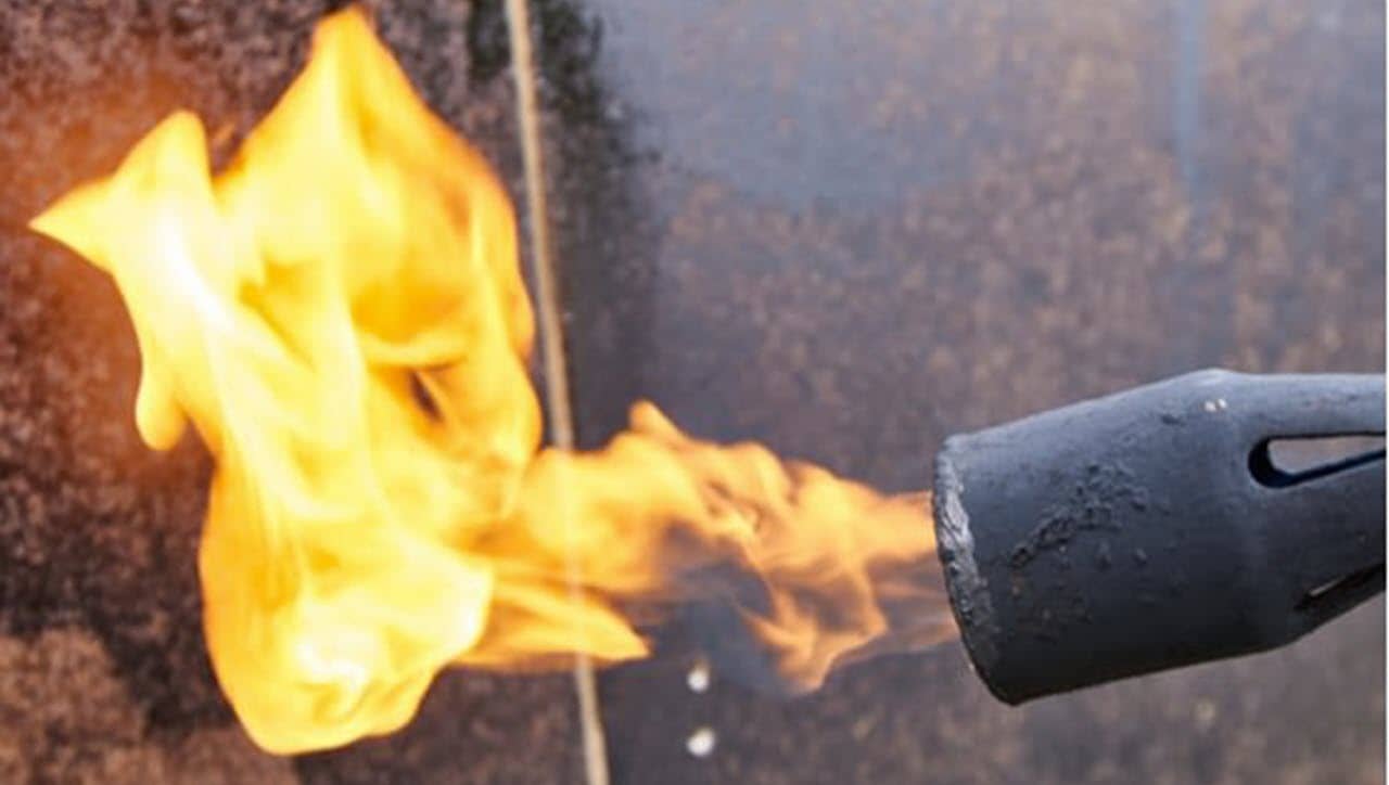 a propane blow torch